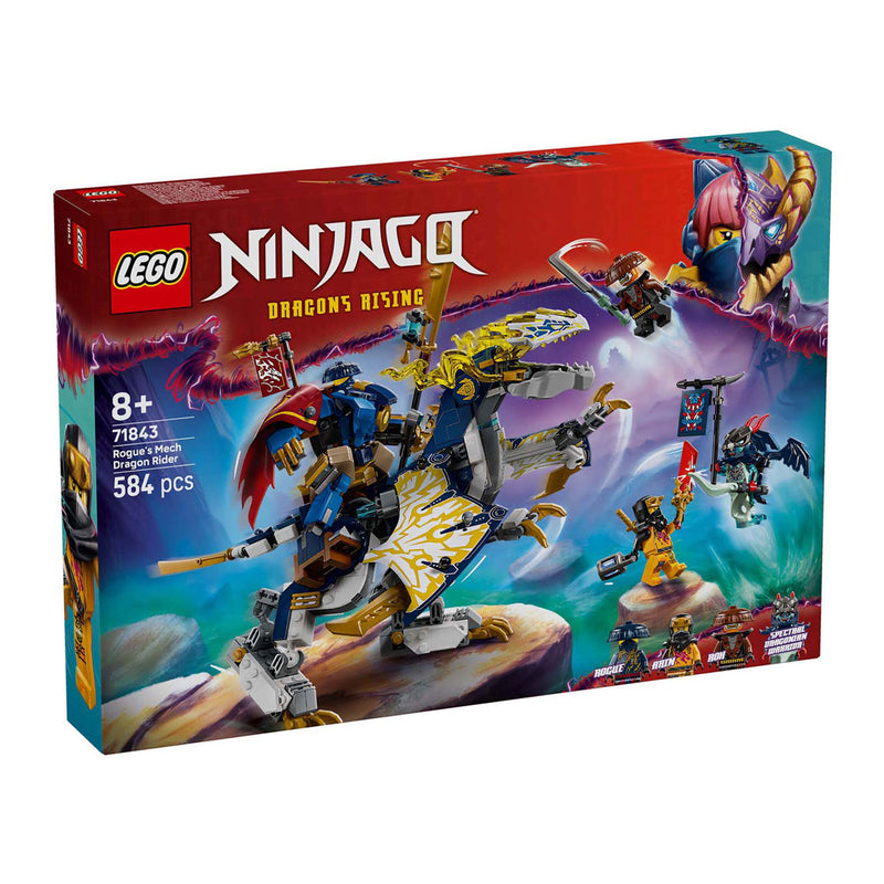 Afbeelding laden in galerijviewer, Lego ninjago 71843 rogue's mecha drakenrijder