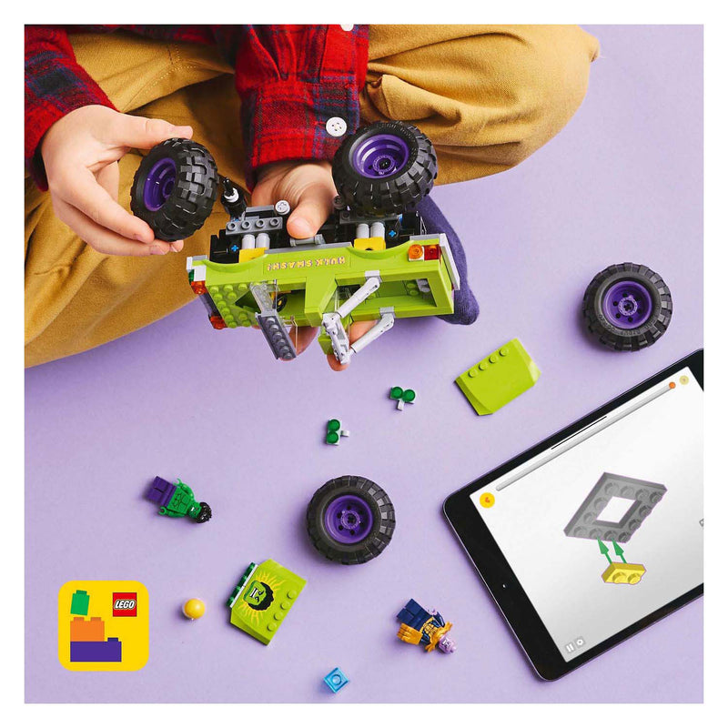 Load image into Gallery viewer, Lego marvel 76312 de hulk truck vs. thanos