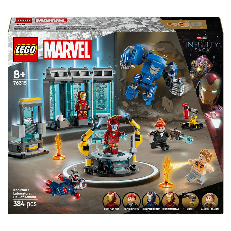 Load image into Gallery viewer, Lego marvel 76315 iron mans laboratorium harnasruimte