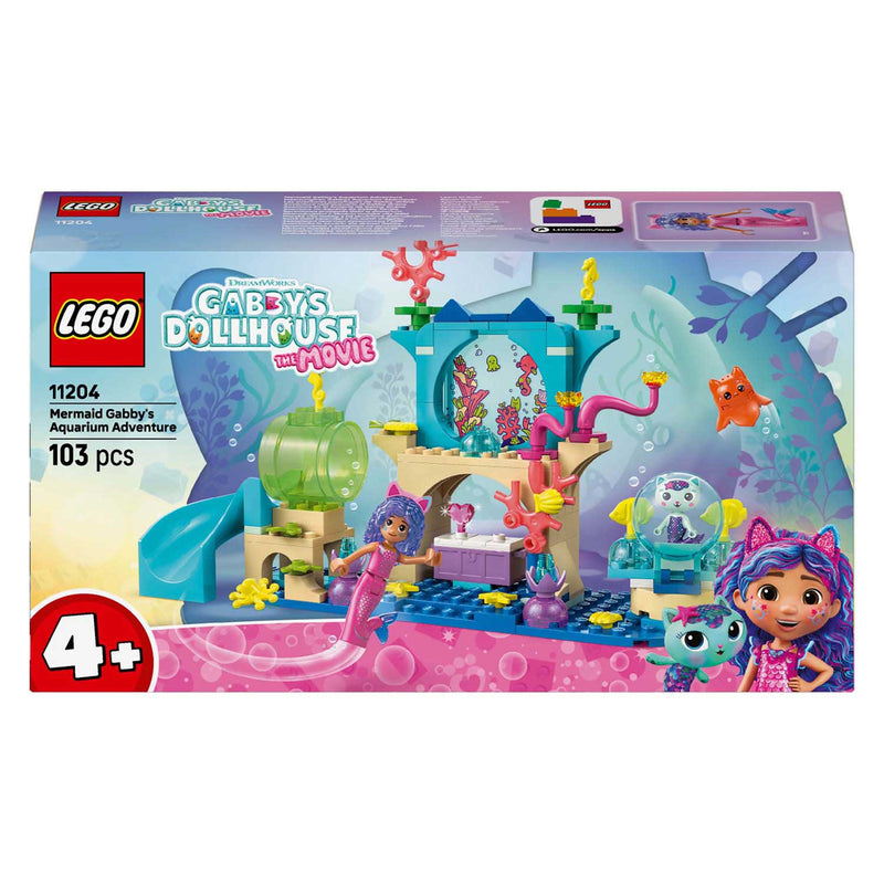 Afbeelding laden in galerijviewer, Lego gabby's poppenhuis - zeemeermin gabby's aquariumavontuur constructiespeelgoed (11204)