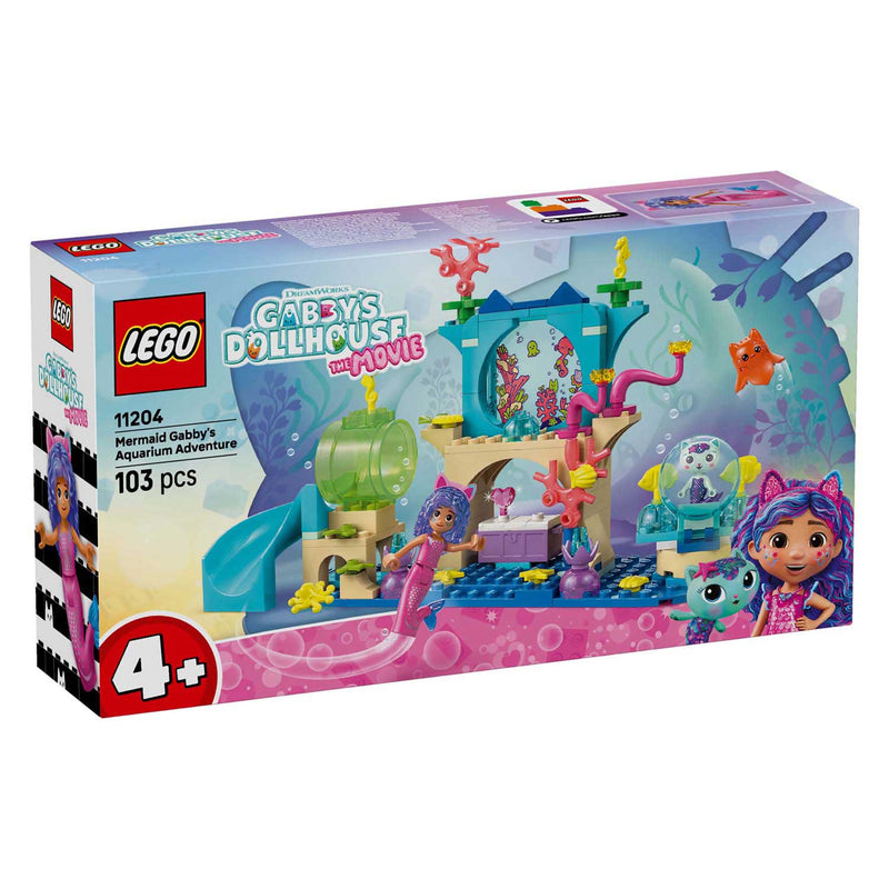 Afbeelding laden in galerijviewer, Lego gabby's poppenhuis - zeemeermin gabby's aquariumavontuur constructiespeelgoed (11204)