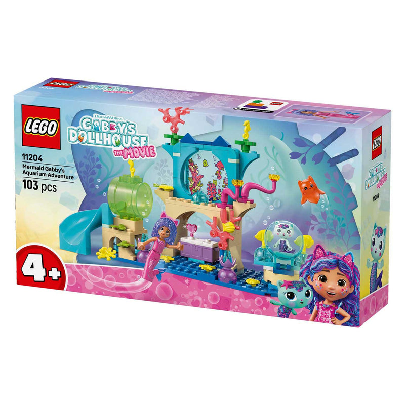 Afbeelding laden in galerijviewer, Lego gabby's poppenhuis - zeemeermin gabby's aquariumavontuur constructiespeelgoed (11204)
