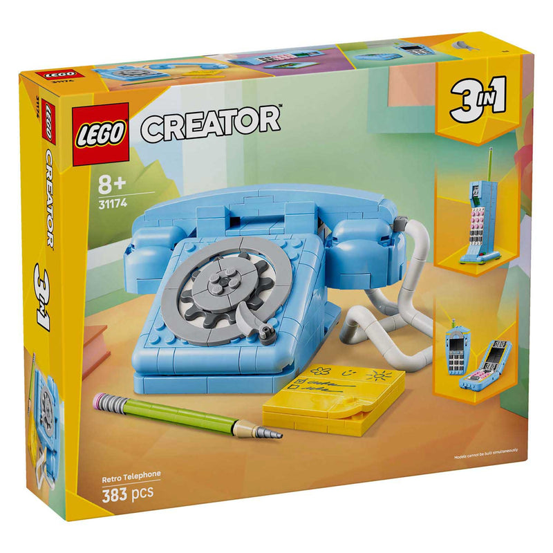 Load image into Gallery viewer, Lego ® creator 3in1 retro telefoon, vintage telefoon - 31174