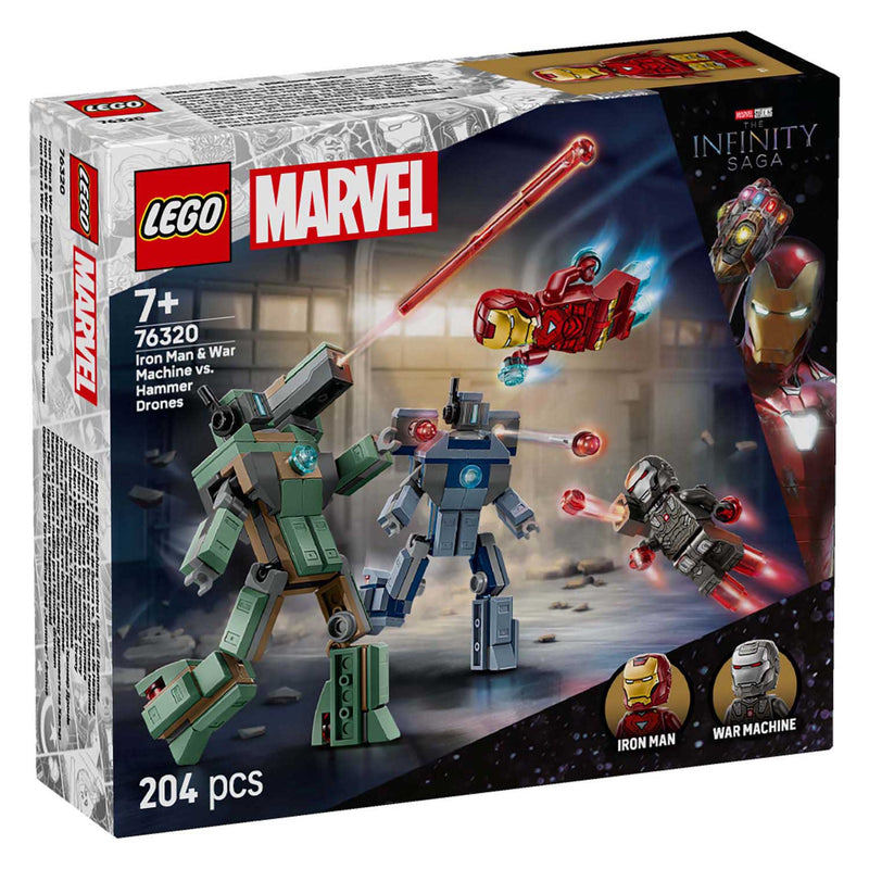 Load image into Gallery viewer, Lego ® ǀ marvel iron man en war machine vs. hammer drones - 76320
