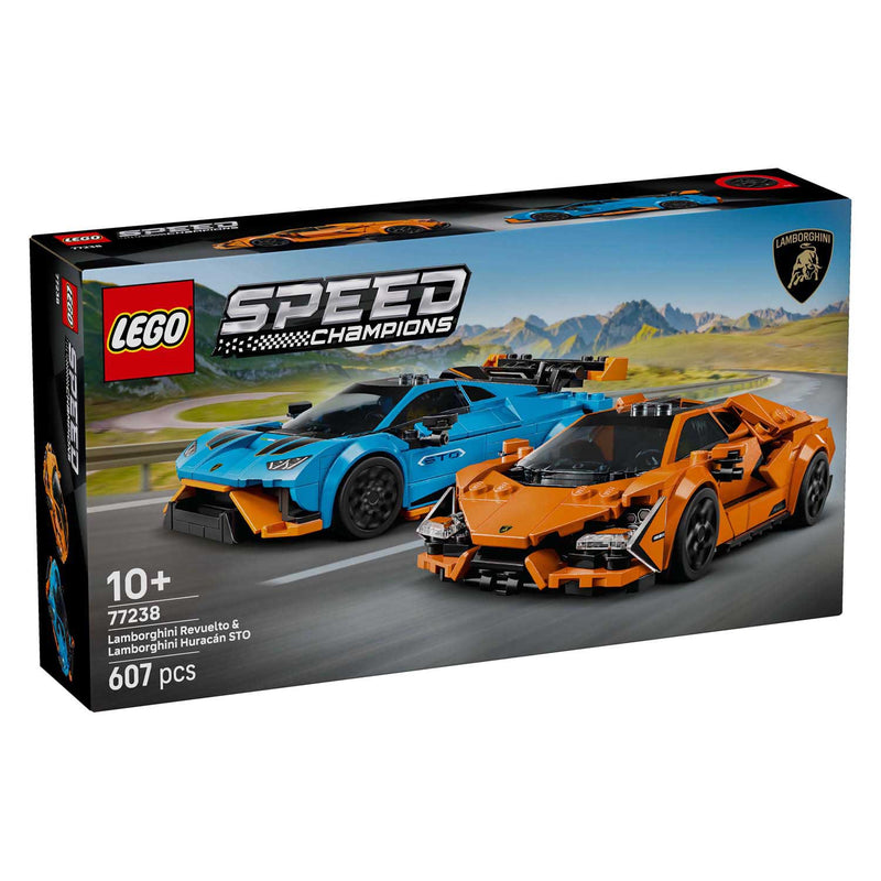 Load image into Gallery viewer, Lego speed champions 77238 lamborghini revuelto en huracan sto