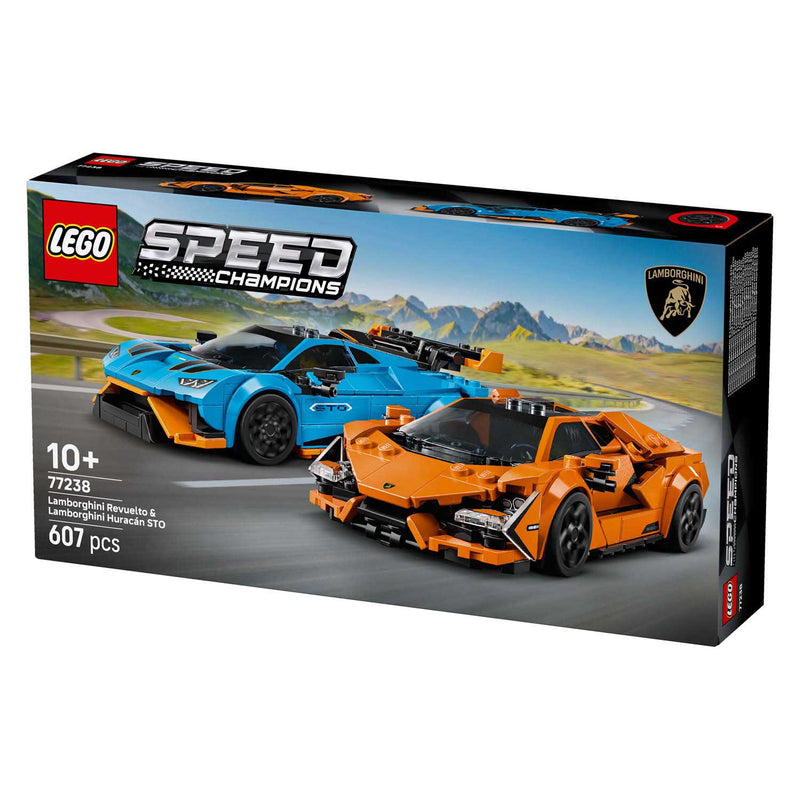 Load image into Gallery viewer, Lego speed champions 77238 lamborghini revuelto en huracan sto