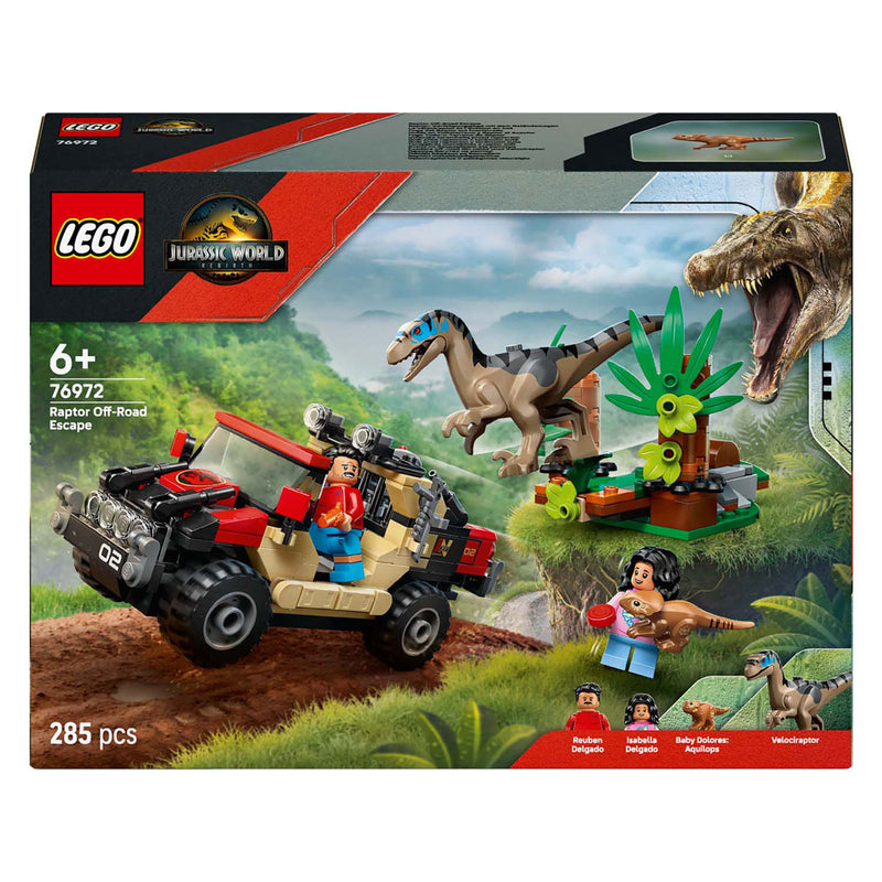 Load image into Gallery viewer, Lego jurassic world 76972 offroad eaptorontsnapping