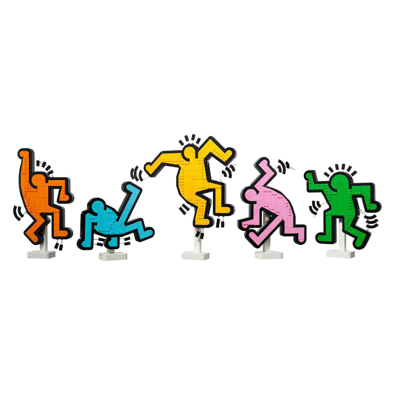 Load image into Gallery viewer, Lego art 31216 keith haring dansende figuren