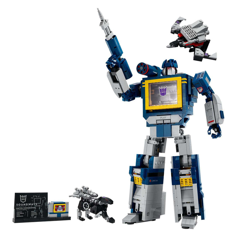 Load image into Gallery viewer, Lego icons 10358 transformers soundwave