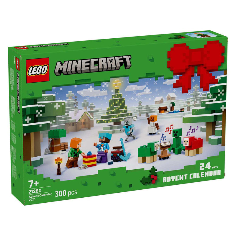 Load image into Gallery viewer, Lego minecraft 21280 adventkalender 2025