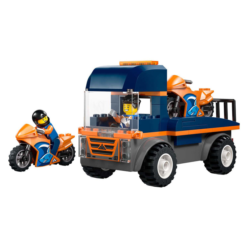 Load image into Gallery viewer, Lego city 60491 transportwagen voor motoren