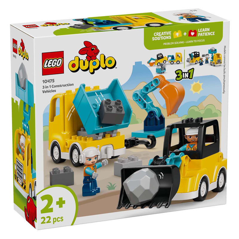Load image into Gallery viewer, Lego duplo 10475 3-in1 bouwvoertuigen