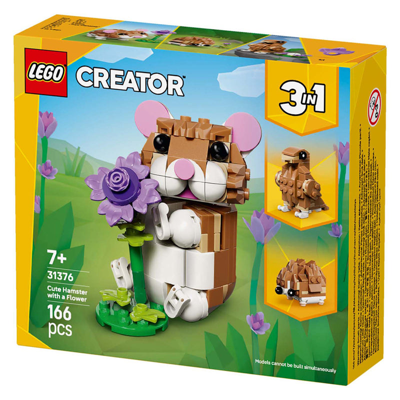 Load image into Gallery viewer, Lego ® creator 3in1 schattige hamster met bloem - 31376