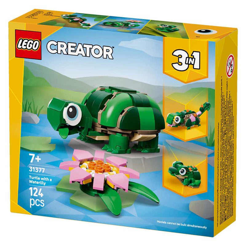 Afbeelding laden in galerijviewer, Lego creator 31377 schildpad met waterlelie