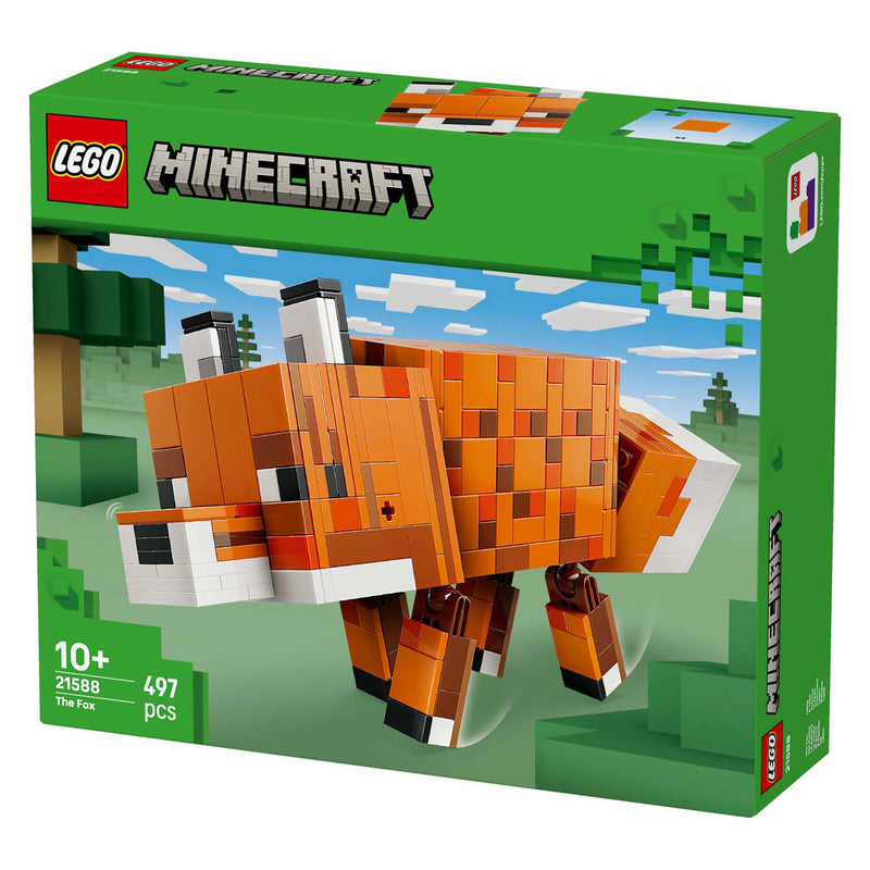Load image into Gallery viewer, Lego minecraft de vos kinderkamer decoratie en dieren speelgoed voor kinderen - 21588