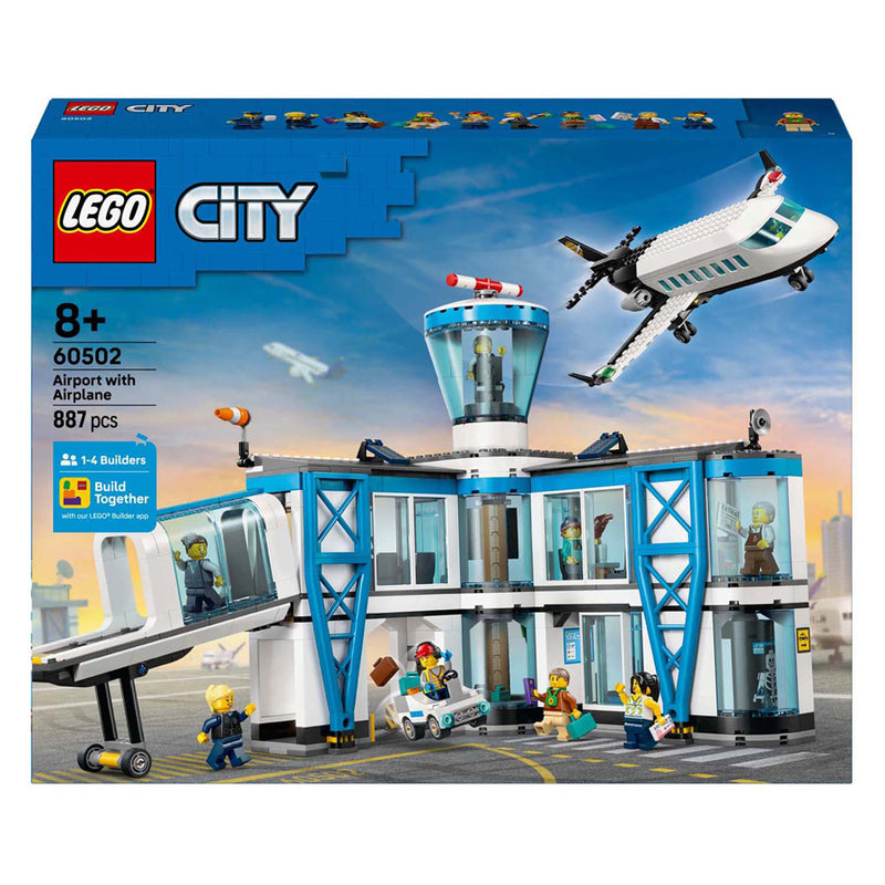 Load image into Gallery viewer, Lego city 60502 luchthaven met vliegtuig