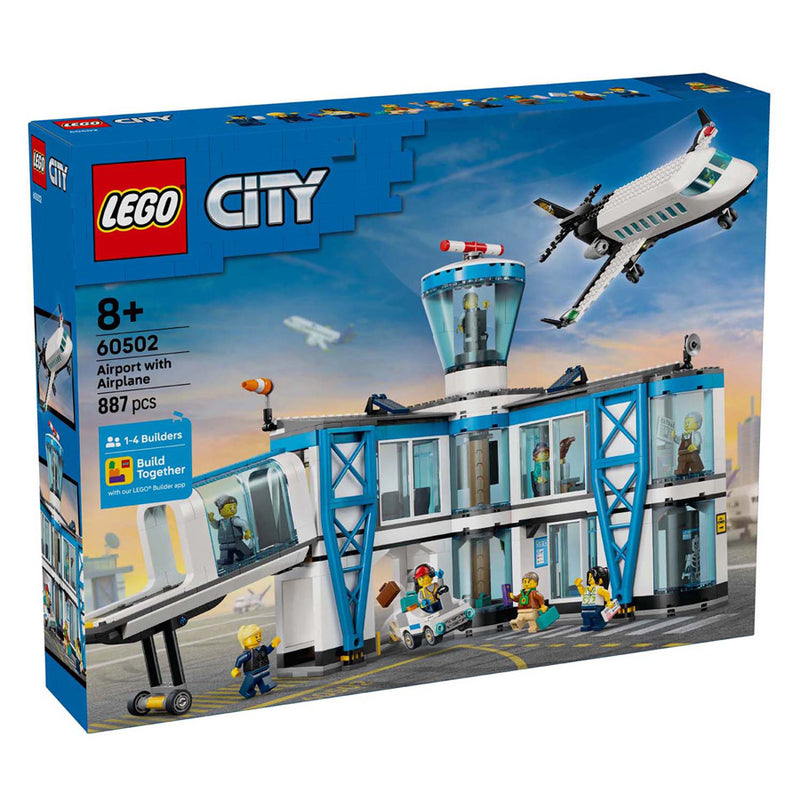 Load image into Gallery viewer, Lego city 60502 luchthaven met vliegtuig