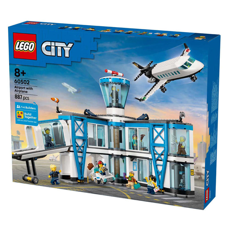 Load image into Gallery viewer, Lego city 60502 luchthaven met vliegtuig
