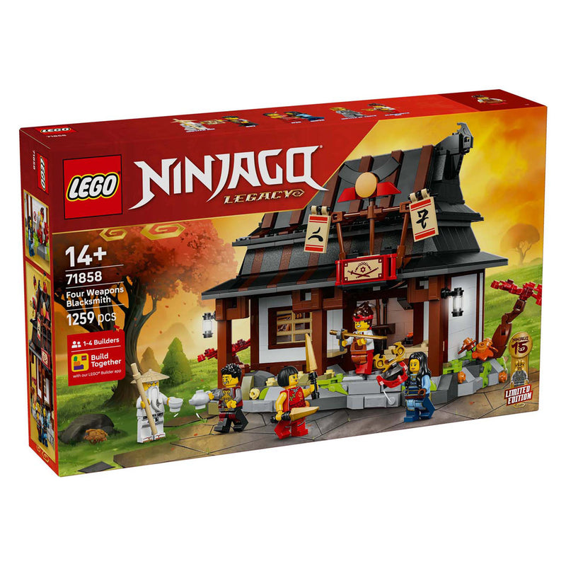 Load image into Gallery viewer, Lego ninjago 71858 15-jarig jubileum: smederij de vier wapens