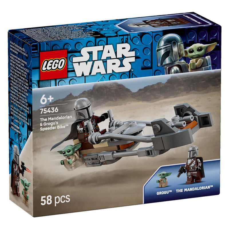 Load image into Gallery viewer, Lego star wars 75436 mandalorian en grogu's speederbike