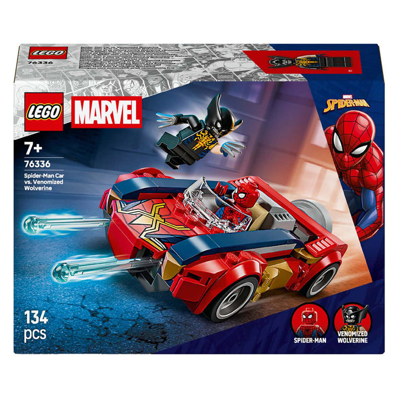 Load image into Gallery viewer, Lego super heroes 76336 marvel spider-man auto vs. venomized wolverine