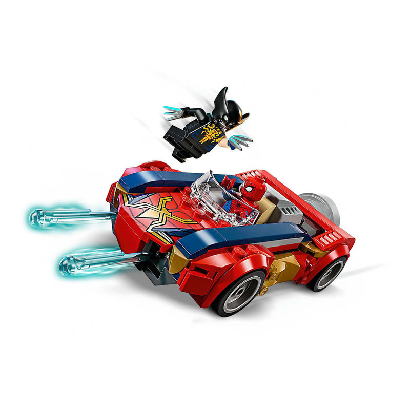 Load image into Gallery viewer, Lego super heroes 76336 marvel spider-man auto vs. venomized wolverine
