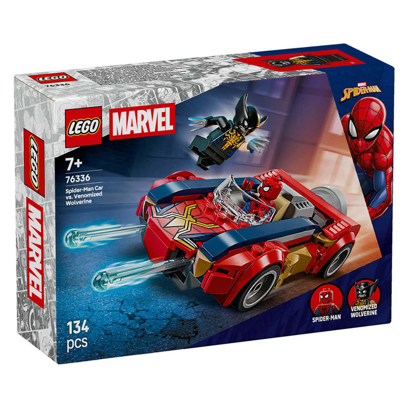 Load image into Gallery viewer, Lego super heroes 76336 marvel spider-man auto vs. venomized wolverine