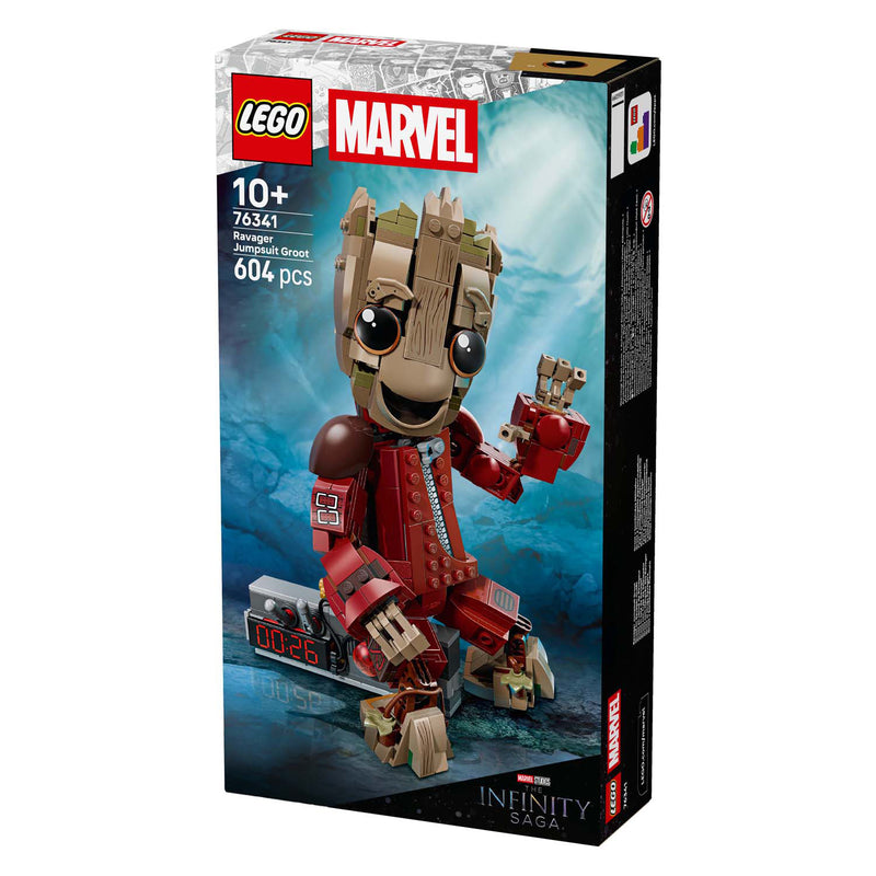 Load image into Gallery viewer, Lego marvel groot in ravager jumpsuit - bouwbaar superheld speelgoed voor kinderen - 76341