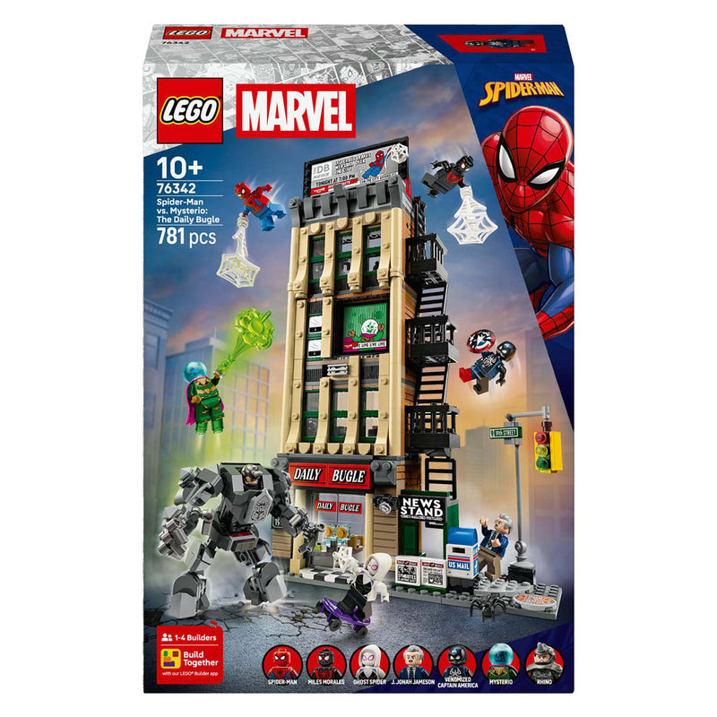 Load image into Gallery viewer, Lego super heroes 76342 marvel spider-man vs. mysterio: de daily bugle