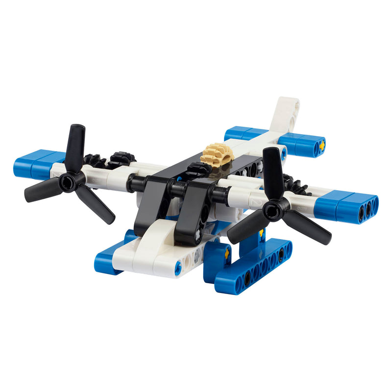 Afbeelding laden in galerijviewer, Lego technic 30736 wit watervliegtuig