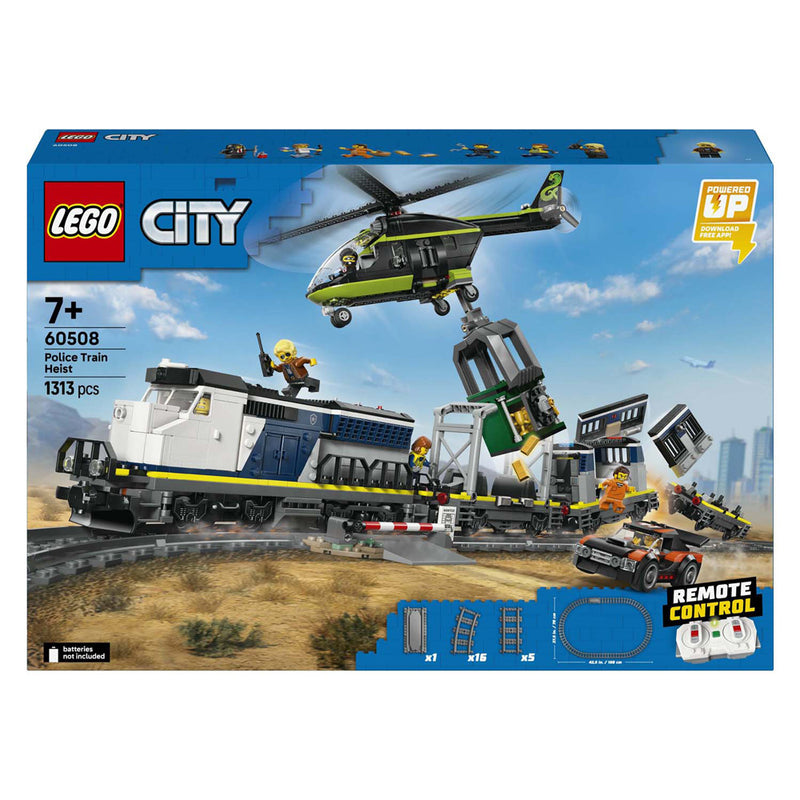 Afbeelding laden in galerijviewer, Lego ® city overval op politietrein - speelgoedtreinset - 60508
