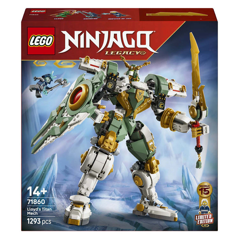 Afbeelding laden in galerijviewer, Lego ® ninjago® 15-jarig jubileum: lloyds reusachtige mecha speelgoed 71860