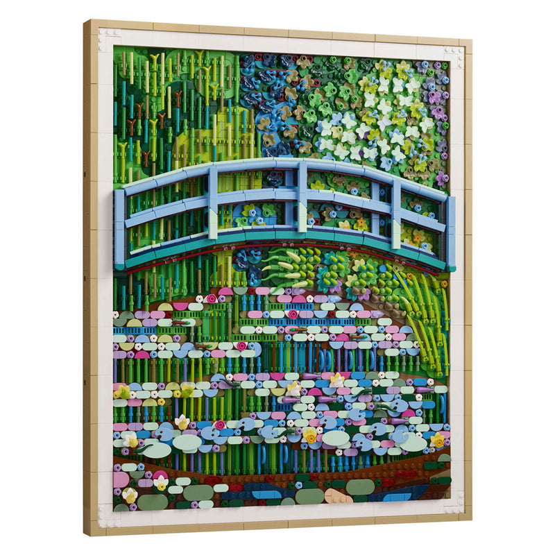 Afbeelding laden in galerijviewer, Lego ® art claude monet – brug over een vijver met waterlelies 31220