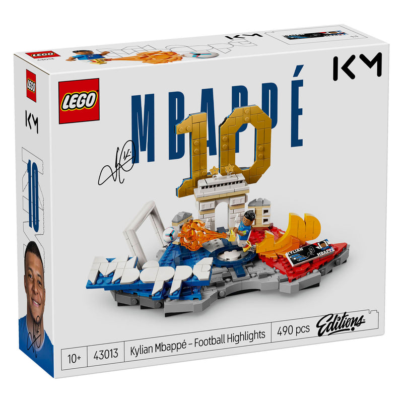 Afbeelding laden in galerijviewer, Lego editions kylian mbappé – voetbalhoogtepunten voetbal speelgoed voor kinderen - 43013
