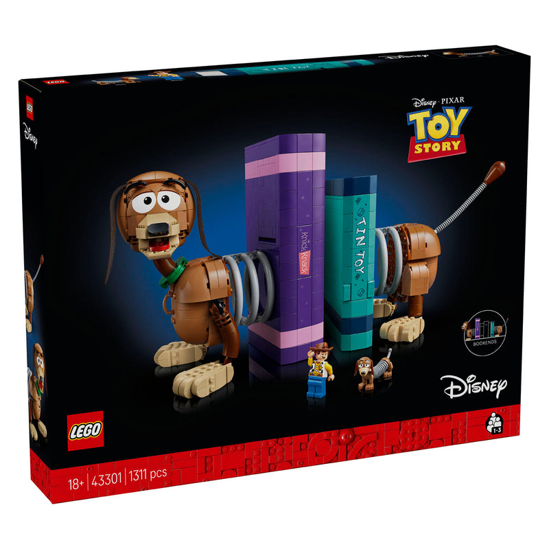 Afbeelding laden in galerijviewer, Lego disney en pixar toy story slinky hond boekensteunen bouwpakket voor volwassenen - 43301