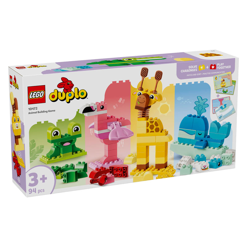 Load image into Gallery viewer, Lego duplo dierenbouwspel educatief montessori speelgoed voor kinderen met dieren figuren 10472