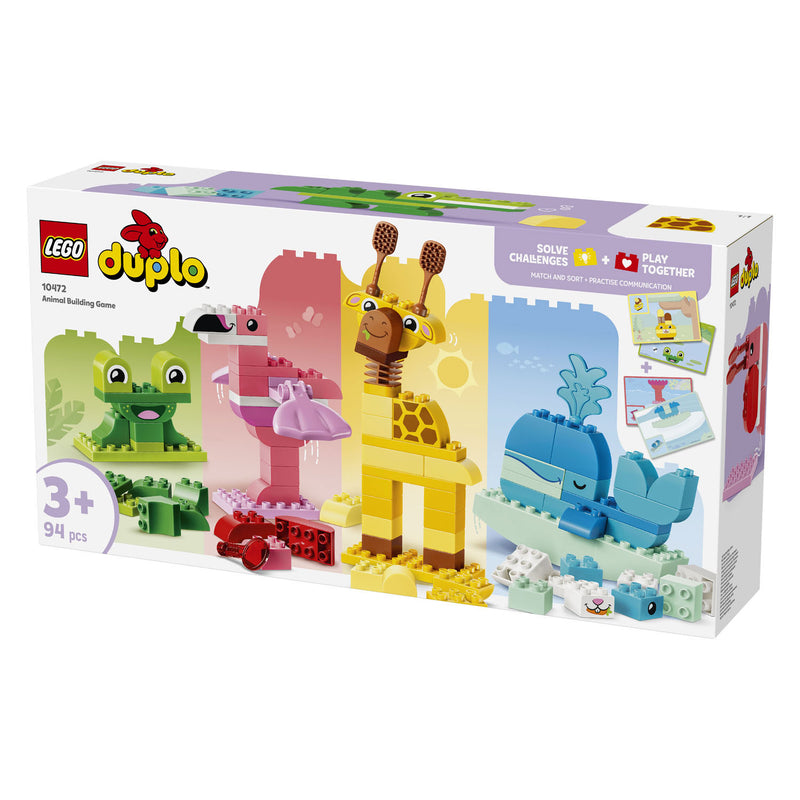 Load image into Gallery viewer, Lego duplo dierenbouwspel educatief montessori speelgoed voor kinderen met dieren figuren 10472