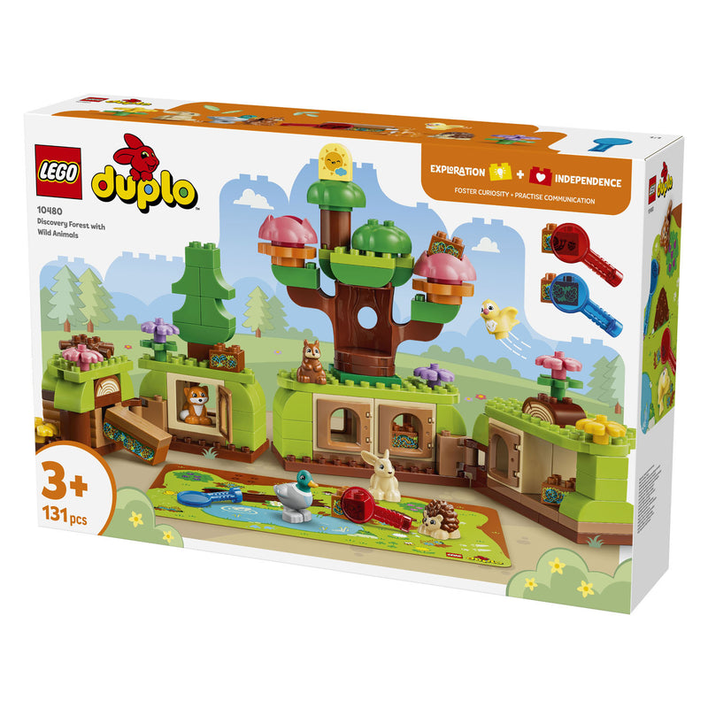 Load image into Gallery viewer, Lego duplo ontdekkingsbos met wilde dieren speelgoed voor kinderen en kinderkamer decoratie 10480