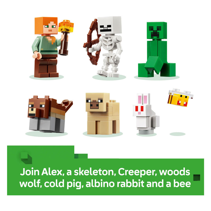 Load image into Gallery viewer, Lego minecraft eerste nacht-avontuur speelgoed voor kinderen en kinderkamer decoratie 21593