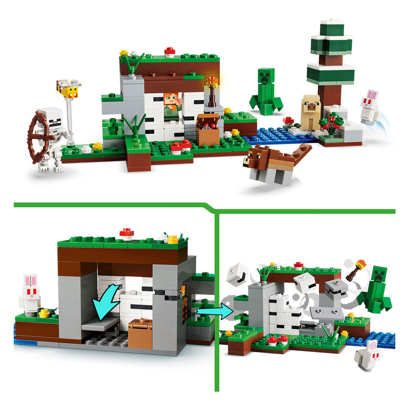 Load image into Gallery viewer, Lego minecraft eerste nacht-avontuur speelgoed voor kinderen en kinderkamer decoratie 21593