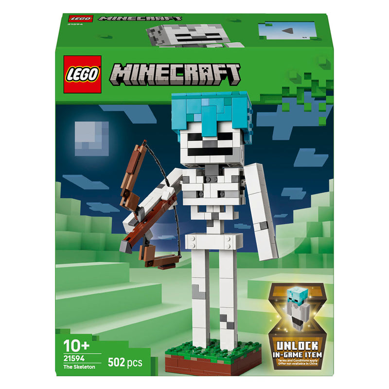 Afbeelding laden in galerijviewer, Lego ® minecraft® het skelet - decoratief gamingspeelgoed - modelbouwset - gamingmerchandise voor kinderen vanaf 10 jaar - 21594