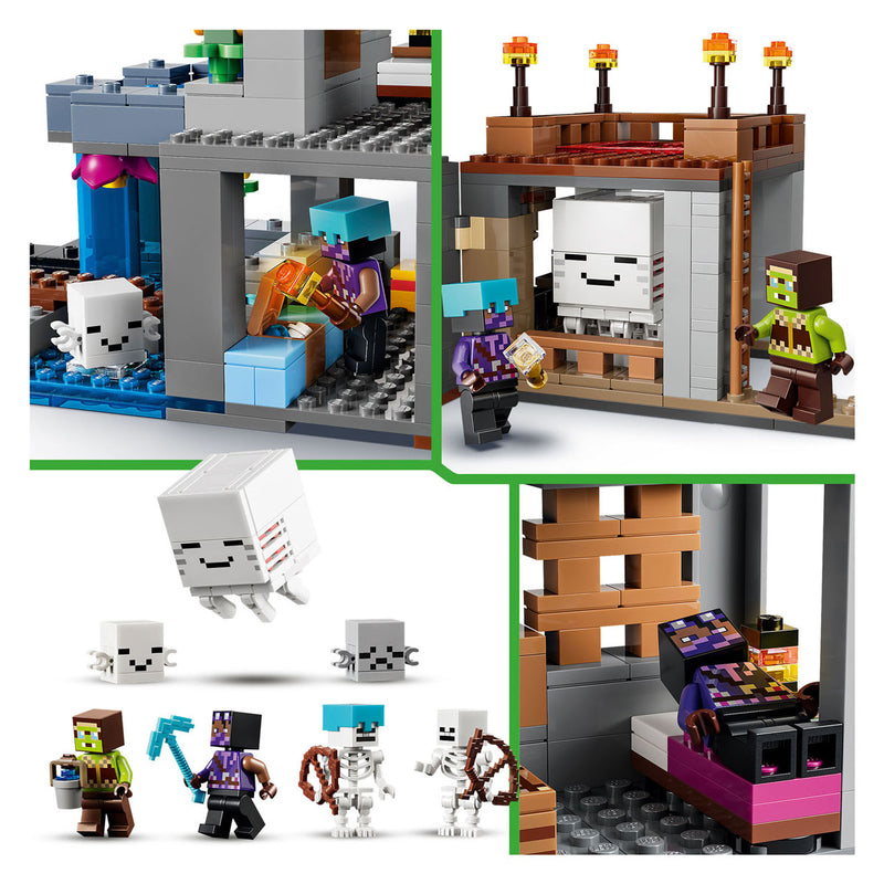 Afbeelding laden in galerijviewer, Lego minecraft ghast-huis speelgoed voor kinderen 21597