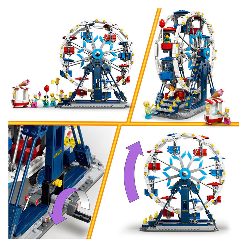 Load image into Gallery viewer, Lego creator 3in1 klassiek reuzenrad, ufo-attractie en zweefmolen speelgoed voor kinderen 31389