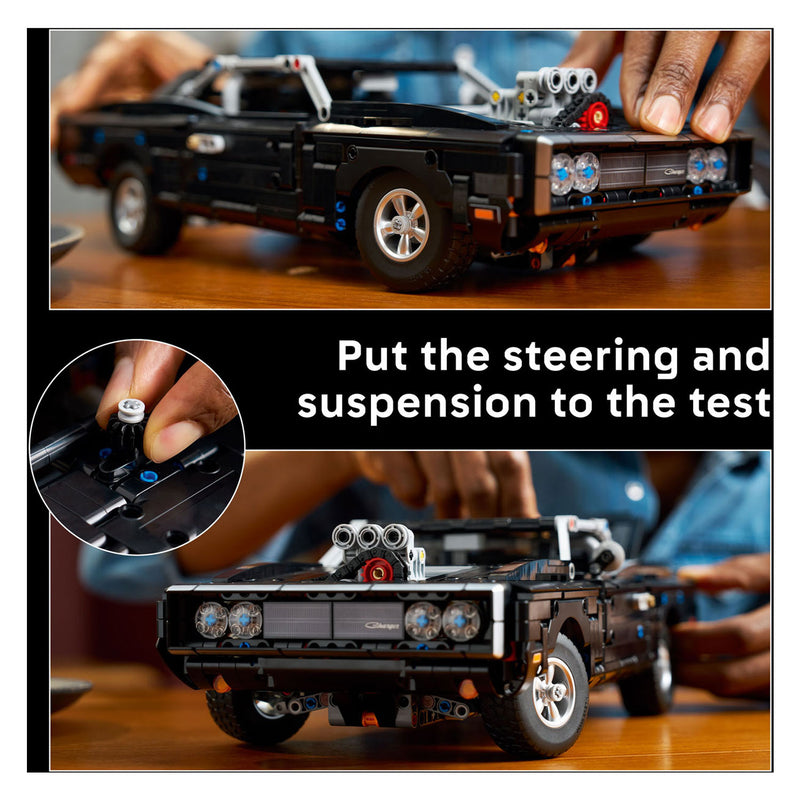 Afbeelding laden in galerijviewer, Lego technic fast and furious dodge charger r t auto bouwpakket voor volwassenen 42231