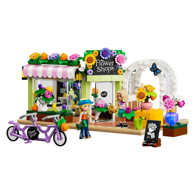 Afbeelding laden in galerijviewer, Lego friends creatieve bloemenwinkel bouwpakket voor kinderen met bloemen en speelgoedwinkel 42693