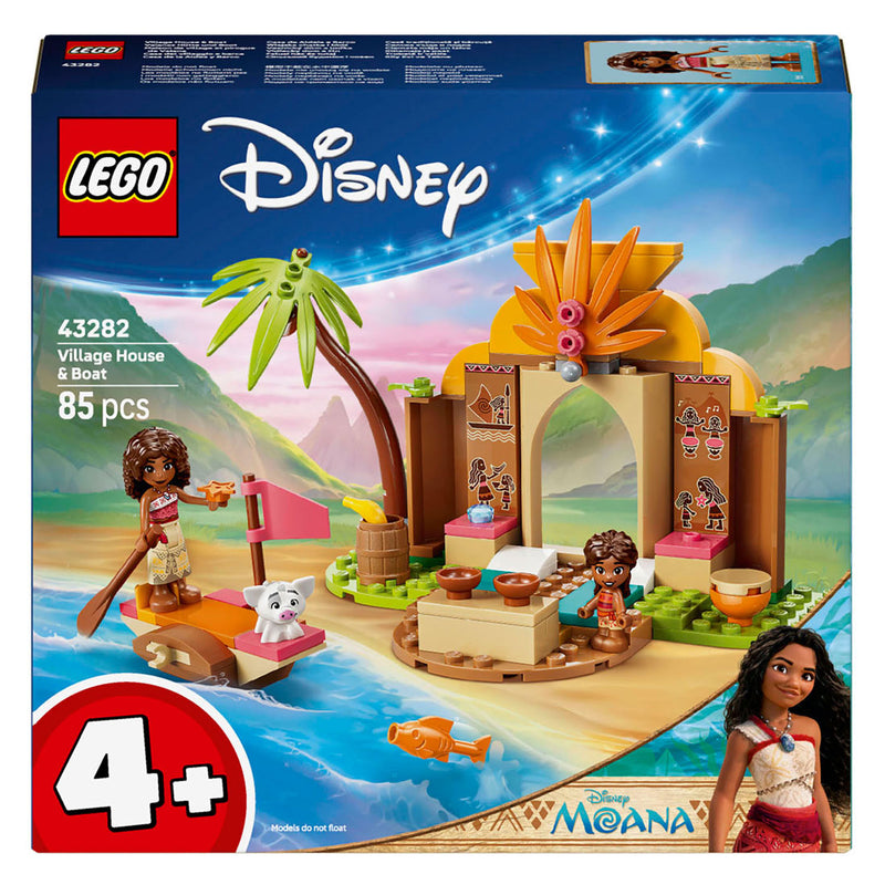 Afbeelding laden in galerijviewer, Lego ǀ disney vaiana dorpshuis en boot bouwbaar speelgoed voor kinderen met dieren figuur 43282