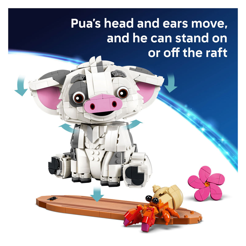 Afbeelding laden in galerijviewer, Lego ǀ disney vaiana pua bouwbaar dieren speelgoed voor kinderen en decoratie 43292