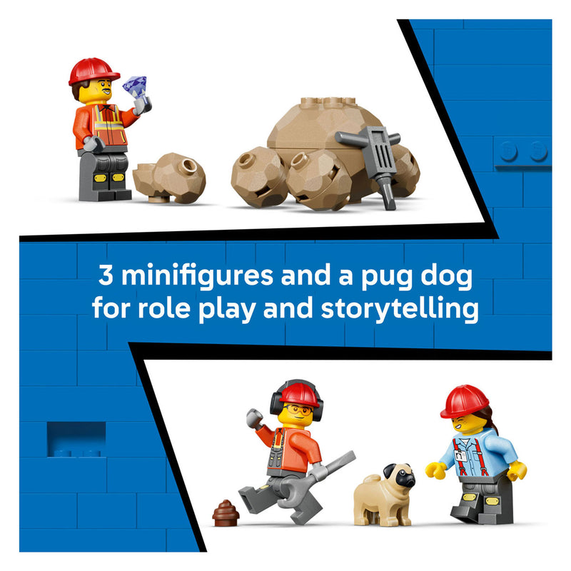 Load image into Gallery viewer, Lego city kiepwagen en voorlader voertuig speelgoed voor kinderen 60494