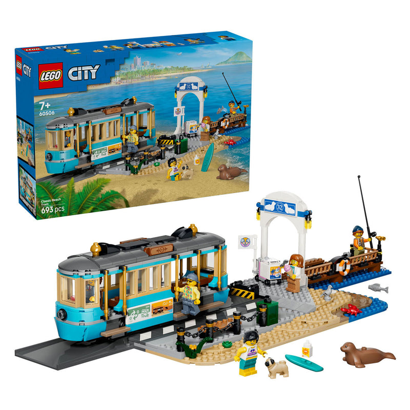 Afbeelding laden in galerijviewer, Lego city 60506 klassieke strandtram
