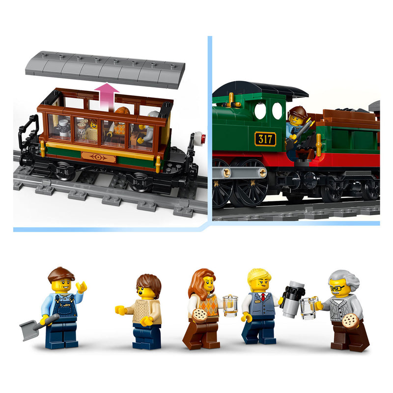 Afbeelding laden in galerijviewer, Lego city vintage stoomtrein trein speelgoed voor kinderen van 7 jaar en ouder - 60511